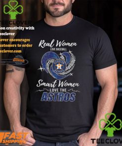 Real Women Love Baseball Smart Women Love The Astros Shirt