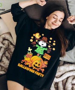 Pumpkin straw man Snoopy boo Halloween Party shirt 1 Pumpkin straw man Snoopy boo Halloween Party shirt