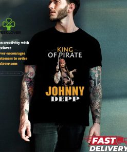 Johnny depp king of pirates of the caribbean shirt