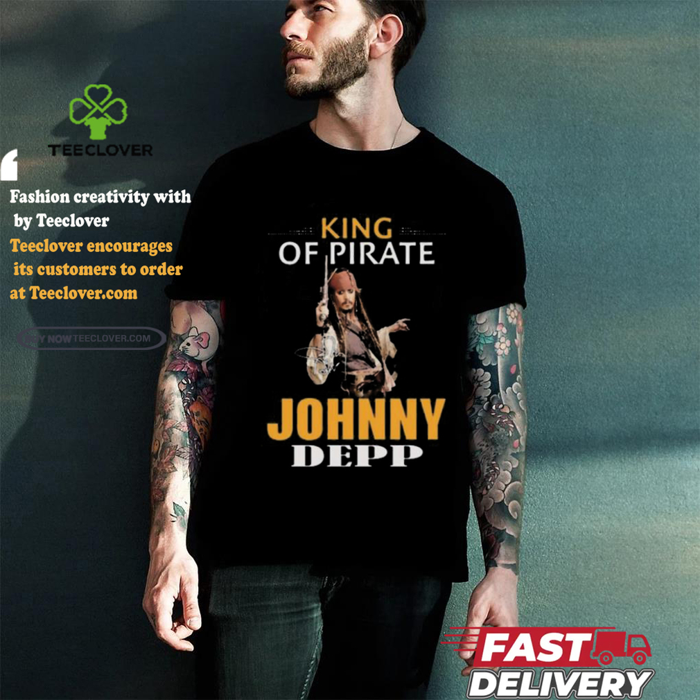 Johnny depp king of pirates of the caribbean shirt Johnny depp king of pirates of the caribbean shirt