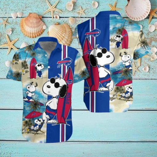 Buffalo Bills Snoopy Surfing Summer Beach Hawaiian Shirt