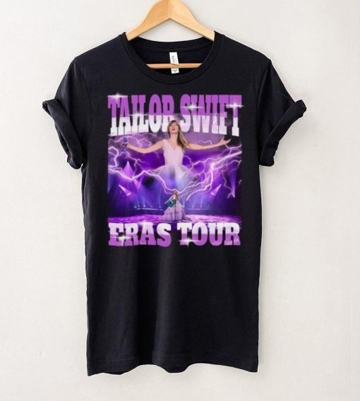 Noir Unisexe Taylor Swift Style Rétro 9   Concert ERAS Tour T shirt
