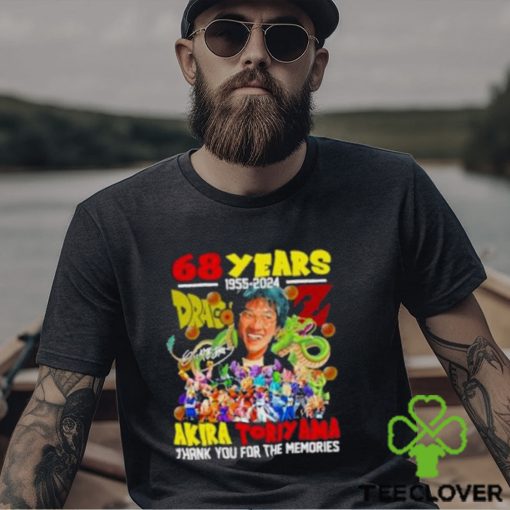 Akira Toriyama 68 Years 1955 2024 Thank You For The Memories Shirt