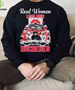 Real Women Love Ohio Team Smart Women Love The Buckeyes Shirt