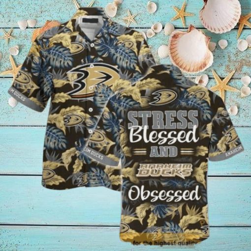 NHL Anaheim Ducks Hawaiian Shirt Beach Vacation Gift