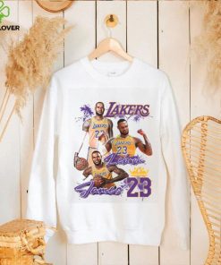 Lebron James T hoodie, sweater, longsleeve, shirt v-neck, t-shirt, 23 Lakers Shirt, Los Angeles Lakers Shirt, NBA Team Lakers T Shirt