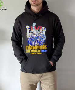 LVI Super Bowl Champions Los Angeles Rams since 1999 signatures hoodie, sweater, longsleeve, shirt v-neck, t-shirt
