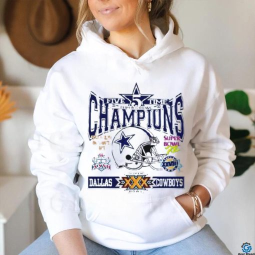 Dallas Cowboys 5 Time Super Bowl Champions Shirt