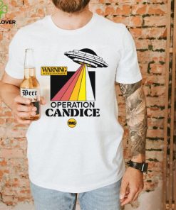 Warning active UFO on site operation candice t shirt