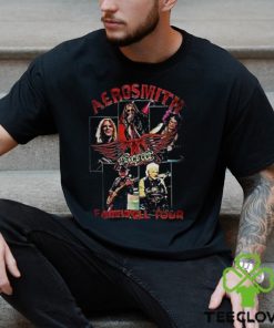 Aerosmith Peace Out 2023 Band Graphic Tee shirts