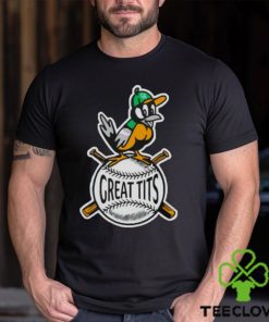 reat tits baseball bird shirt