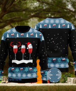 red wine ugly christmas sweater for men women