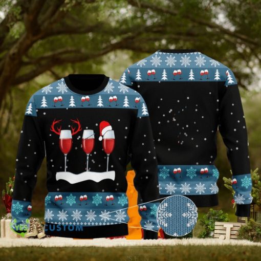 red wine ugly christmas sweater for men women