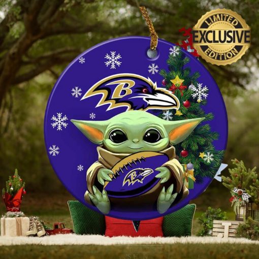 [removal.ai]_931d485e c6e9 4a2a a0d1 2aae6a2b8ec9 baltimore ravens baby yoda nfl xmas gifts ceramic christmas tree decorations ornament