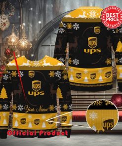 [removal.ai]_cab5225b f701 47f1 9cd6 7b5245a34b28 ups custom name black design logo reindeer ugly christmas sweater