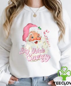 retro groovy big nick santa energy pink santa christmas xmas t hoodie, sweater, longsleeve, shirt v-neck, t-shirt