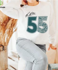 Philadelphia eagles radiothon 55 signature t hoodie, sweater, longsleeve, shirt v-neck, t-shirt