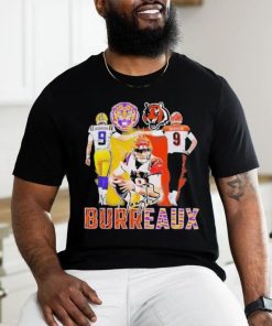 Geaux Tigers Joe Burrow And Cincinnati Bengals Signatures Shirt