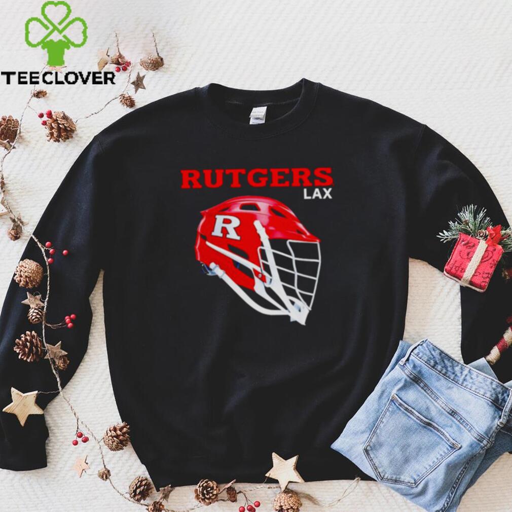 rutgers Scarlet Knights lacrosse helmet shirt