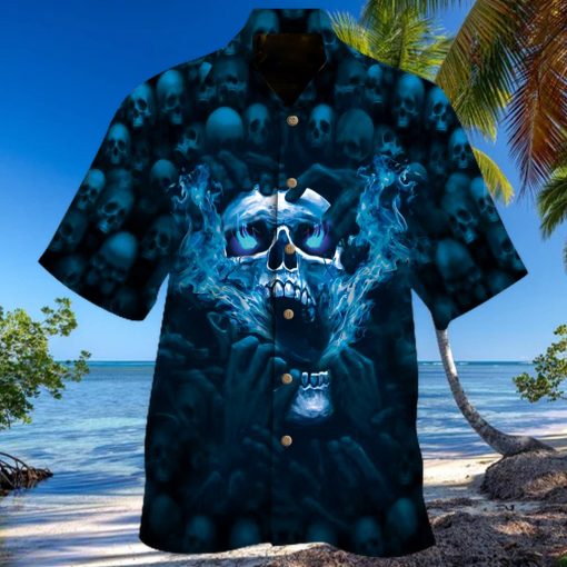 Buy Skull Hawaiian 3d Shirtt