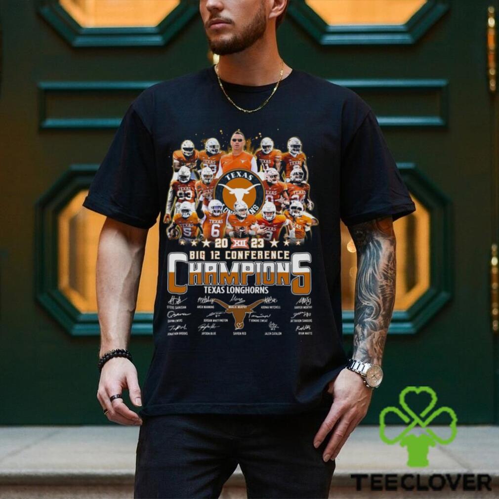 2023 Big 12 Conference Champions Texas Longhorns T Shirt 2023 Big 12 Conference Champions Texas Longhorns T Shirt