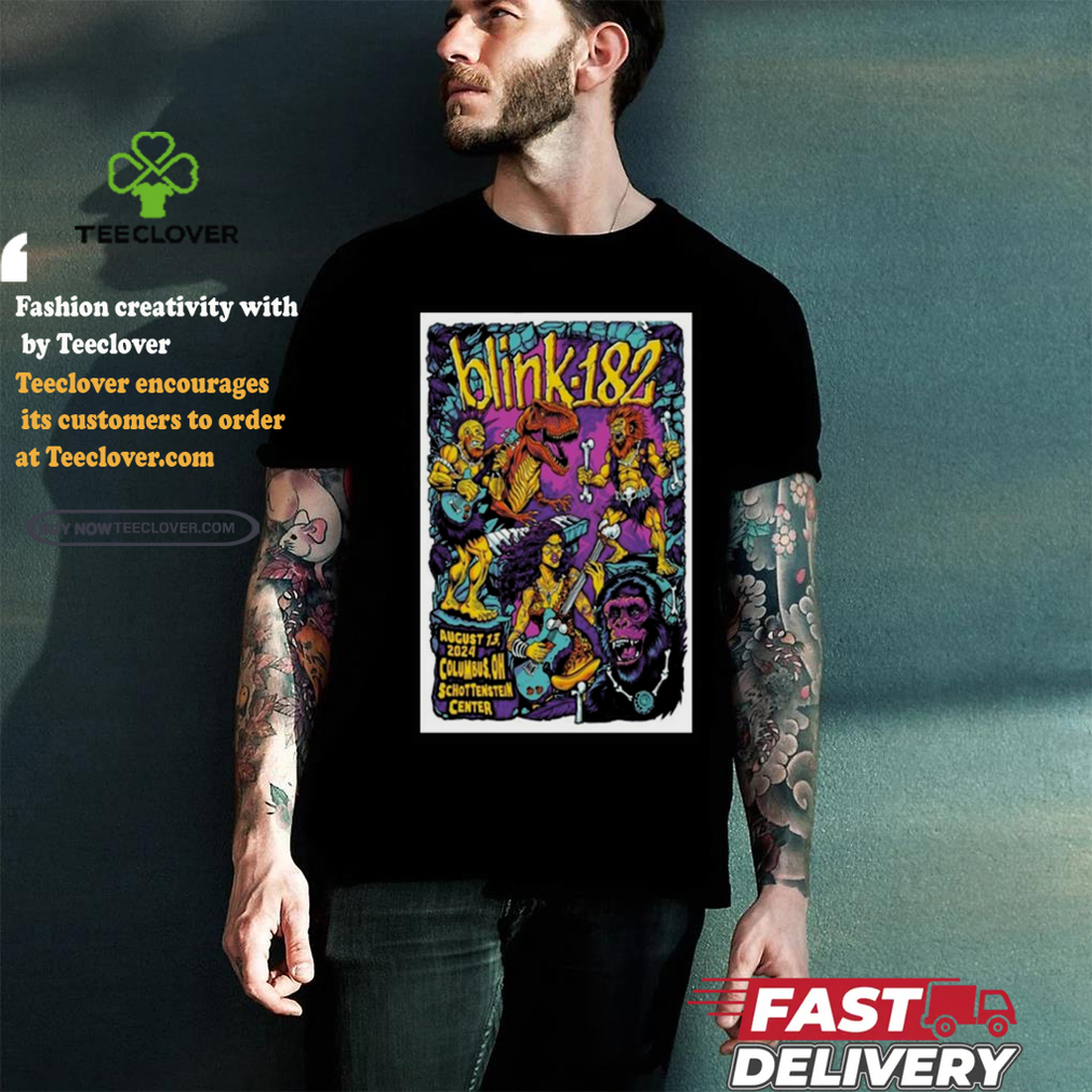 Official Blink 182 Aug 13 2024 Schottenstein Center In Columbus OH Poster T Shirt Official Blink 182 Aug 13 2024 Schottenstein Center In Columbus OH Poster T Shirt