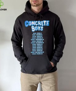 Official Concrete Boys Tour Dates Shirt