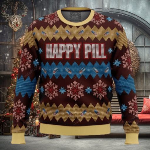 Akira Happy Pill Christmas sweater