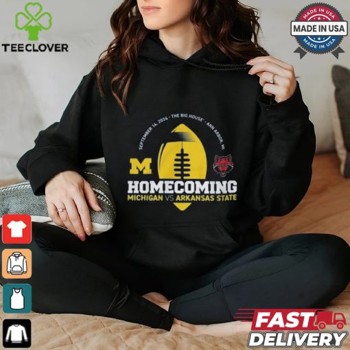 Michigan Wolverines Valiant Blue 2024 Homecoming Gameday Shirt