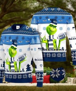 Seattle Seahawks Grinch Nfl Ugly Christmas Sweaters