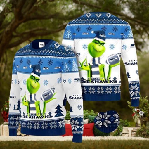 Seattle Seahawks Grinch Nfl Ugly Christmas Sweaters