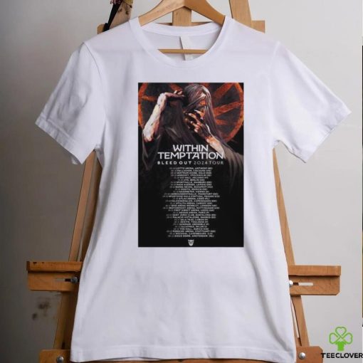 sWithin Temptation Bleed Out 2024 Tour Poster Shirt