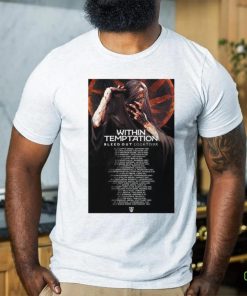 sWithin Temptation Bleed Out 2024 Tour Poster Shirt