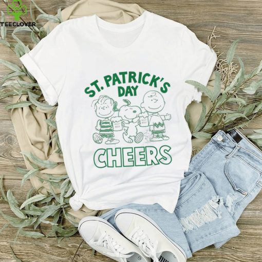 Peanuts Snoopy St. Patrick’s Charlie Brown Cheers T Shirt