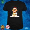 shih tzu with christmas hat and fairy lights for christmas hoodie, sweater, longsleeve, shirt v-neck, t-shirt