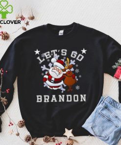 Let’s Go Brandon Santa Reindeer Christmas Holiday Biden Shirt