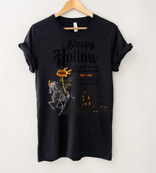 sleepy hollow dead and breakfast Raglan Baseball Tee