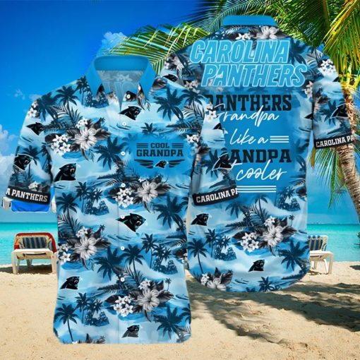 Carolina Panthers For Grandparent Full Printing Hawaiian Shirt