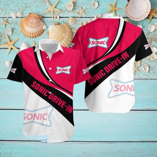 sonic drive in Organic Brand 3D Hawaiian Shirt For Men And Women Tropical Summer