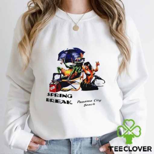 spring break panama city beach lizard and mermaid hoodie, sweater, longsleeve, shirt v-neck, t-shirt hoodie, sweater, longsleeve, shirt v-neck, t-shirt trang