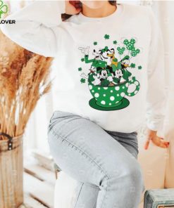 st patricks day mickey and friends coffee cup shirt shirt