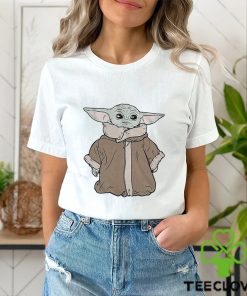 star wars the mandalorian the child standing adult shirt Shirt