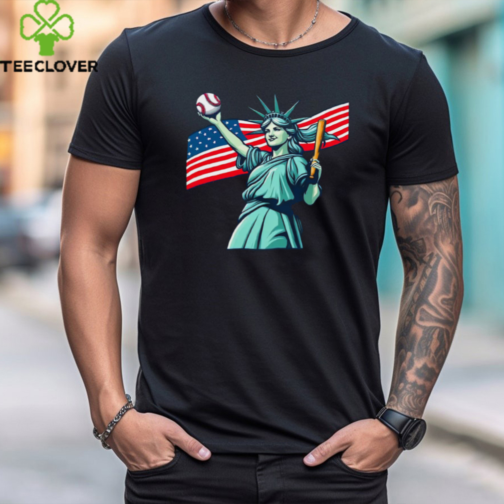 statue of liberty baseball T Shirt statue of liberty baseball T Shirt