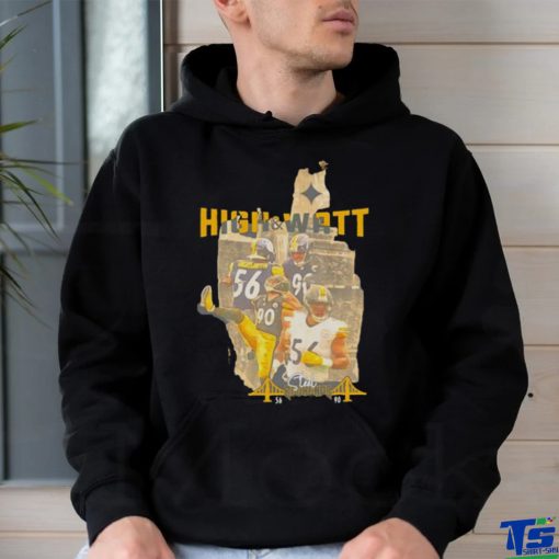 steelers Alex Highsmith and T.J. Watt Steel Bookends High and Watt shirt