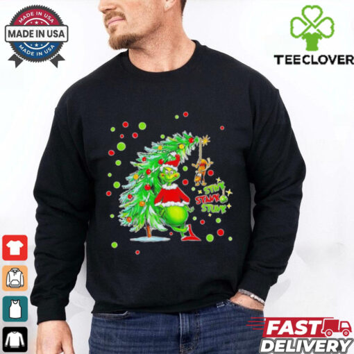 stink stank stunk Grinch Christmas tree shirt