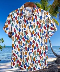 surfing white amazing design unisex hawaiian shirt