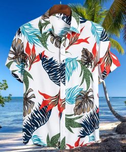 surfing white high quality unisex hawaiian shirt