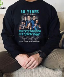 50 Years 1972 – 2022 Bruce Springsteen And The E Street Band Thank You For The Memories T Shirt