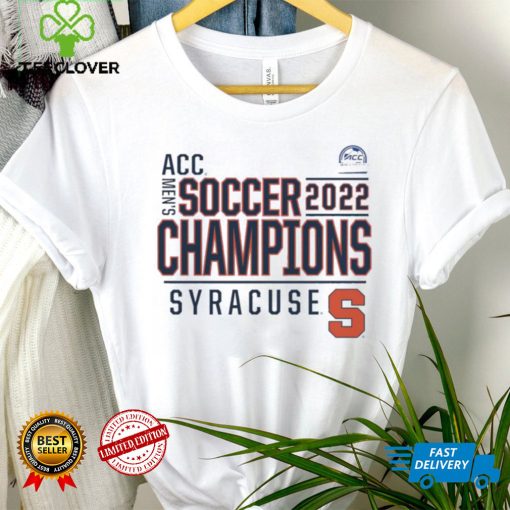 syracuse orange 2022 acc mens soccer conference tournament champions t shirt Shirt