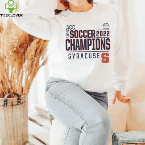 syracuse orange 2022 acc mens soccer conference tournament champions t shirt Shirt